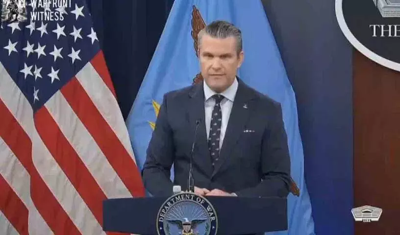 USA के रक्षा सचिव ने कहा कि उन्होंने आज ईरान पर बड़े हमले किए USA के रक्षा सचिव ने कहा कि उन्होंने आज ईरान पर बड़े हमले किए