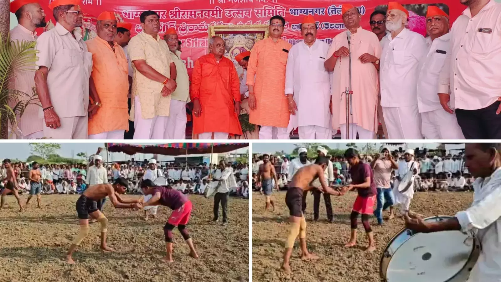 Ugadi कुश्ती में लड़कियों का कमाल, 3 पहलवानों ने पुरुष प्रतिद्वंद्वियों को हराया Ugadi कुश्ती में लड़कियों का कमाल, 3 पहलवानों ने पुरुष प्रतिद्वंद्वियों को हराया