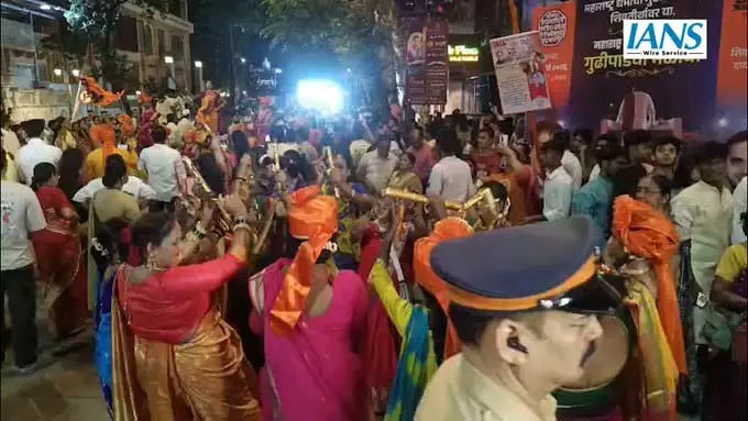 गुड़ी पड़वा और वर्ष प्रतिपदा पर 10,000 भक्तों के साथ नव वर्ष स्वागत यात्रा आयोजित गुड़ी पड़वा और वर्ष प्रतिपदा पर 10,000 भक्तों के साथ नव वर्ष स्वागत यात्रा आयोजित