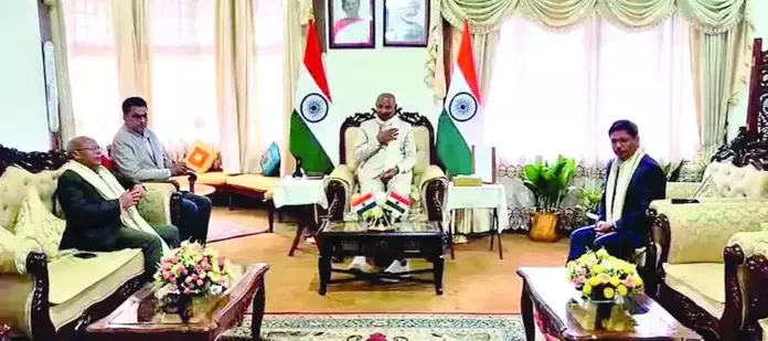 Meghalaya के मुख्यमंत्री ने राज्यपाल को गारो हिल्स की स्थिति से अवगत कराया