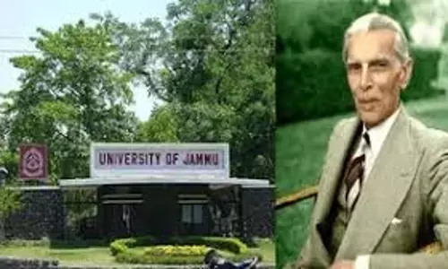 Jammu: जम्मू विश्वविद्यालय सिलेबस में जिन्ना पर विवाद Jammu: जम्मू विश्वविद्यालय सिलेबस में जिन्ना पर विवाद