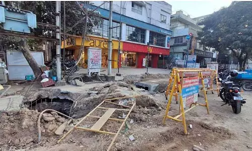 Chennai: अन्ना नगर में SWD के काम से सुरक्षा को लेकर चिंताएं बढ़ीं, कारोबार में बाधा