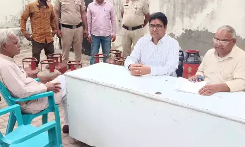 खाद्य एवं नागरिक आपूर्ति विभाग ने महेंद्रगढ़ में 16 LPG सिलेंडर ज़ब्त किए