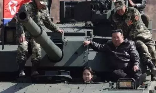 Kim Jong Un की 13 साल की बेटी टैंक चलाती है