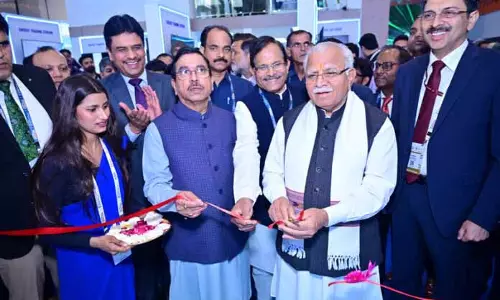 केंद्रीय मंत्री ने भारत बिजली शिखर सम्मेलन 2026 में NHPC पवेलियन का उद्घाटन किया
