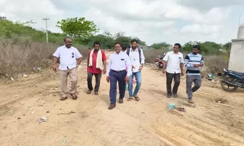 Rainigudem में नए सबस्टेशन के निर्माण के लिए साइट सर्वेक्षण Rainigudem में नए सबस्टेशन के निर्माण के लिए साइट सर्वेक्षण