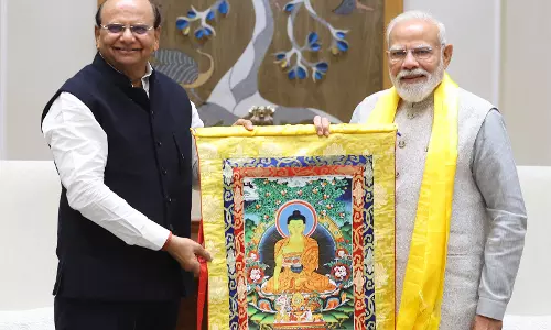लद्दाख के उपराज्यपाल ने प्रधानमंत्री Modi से की मुलाक़ात लद्दाख के उपराज्यपाल ने प्रधानमंत्री Modi से की मुलाक़ात