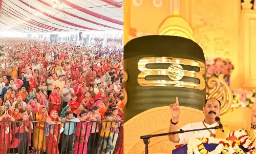 Jaipur: शिव पुराण कथा में भक्तों की भीड़, जयपुर बना भक्ति नगरी Jaipur: शिव पुराण कथा में भक्तों की भीड़, जयपुर बना भक्ति नगरी
