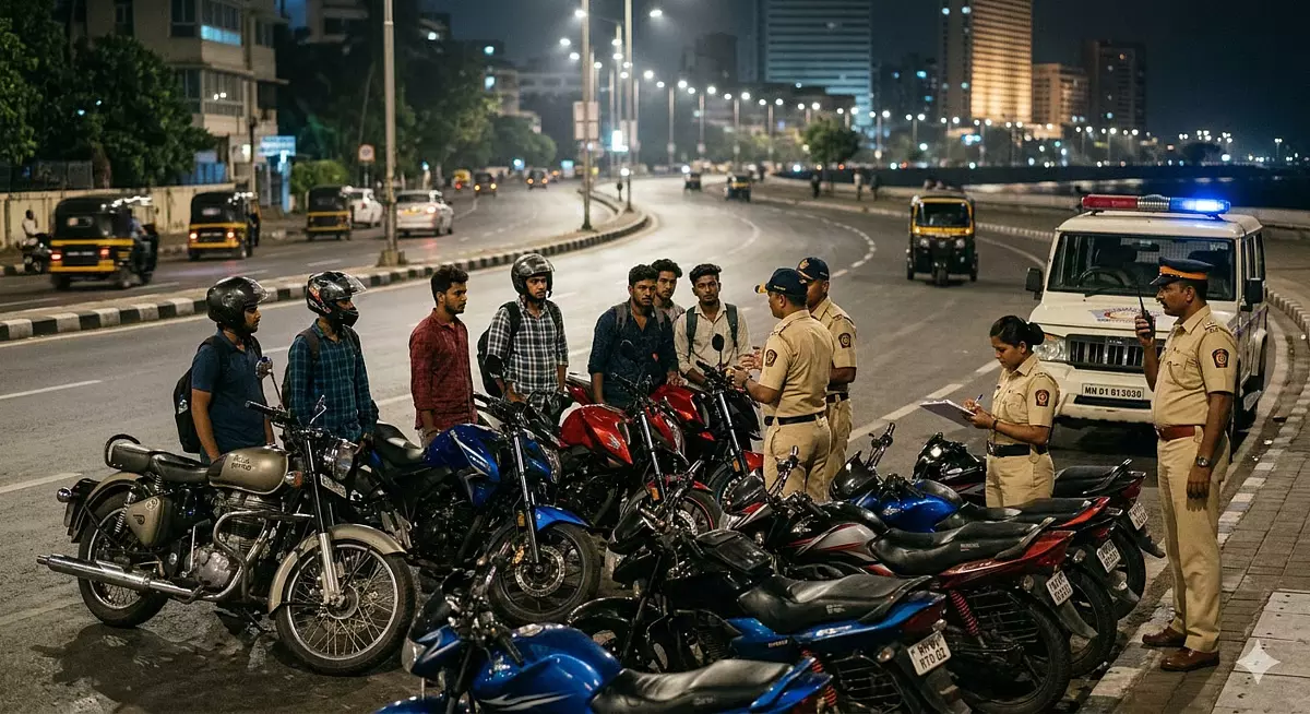 तेज़ रफ़्तार से गाड़ी चलाने और अधिकारियों को कुचलने की कोशिश, 12 Bikers पर केस दर्ज किया तेज़ रफ़्तार से गाड़ी चलाने और अधिकारियों को कुचलने की कोशिश, 12 Bikers पर केस दर्ज किया