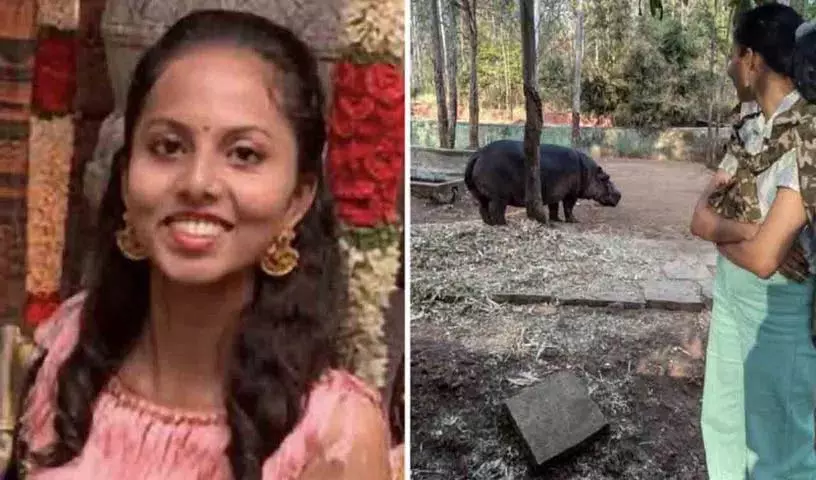Karnataka के चिड़ियाघर में रूटीन जांच के दौरान हिप्पो के हमले से पशु चिकित्सक की मौत Karnataka के चिड़ियाघर में रूटीन जांच के दौरान हिप्पो के हमले से पशु चिकित्सक की मौत