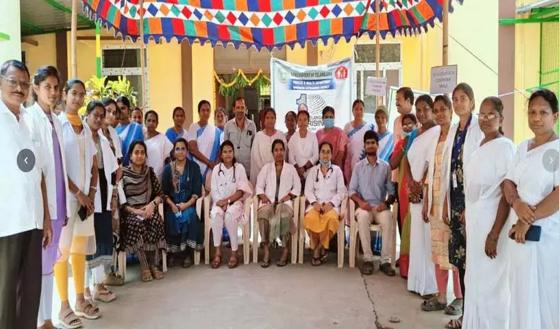 MP बंजर PHC में विशाल स्वास्थ्य शिविर MP बंजर PHC में विशाल स्वास्थ्य शिविर