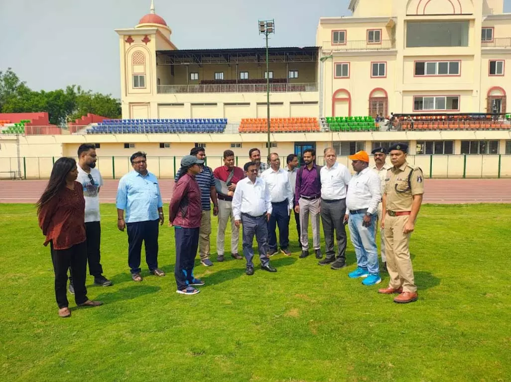 खेलो इंडिया ट्रायबल गेम्स 2026: तैयारियों को लेकर संभागायुक्त महादेव कांवरे ने ली बैठक खेलो इंडिया ट्रायबल गेम्स 2026: तैयारियों को लेकर संभागायुक्त महादेव कांवरे ने ली बैठक
