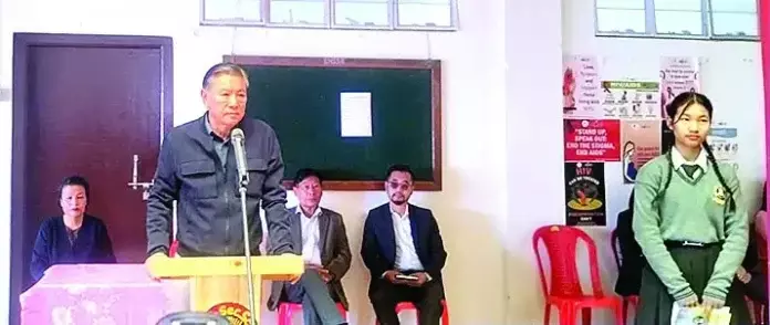 K. Tokugha सुखालू ने GHSS जुन्हेबोटो का किया दौरा