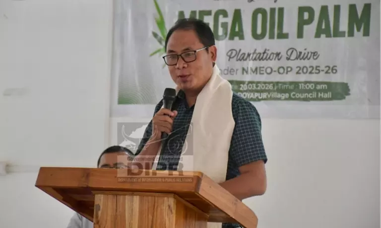 Nagaland: NMEO-OP के तहत चुमौकेदिमा में बड़े पैमाने पर ऑयल पाम रोपण अभियान शुरू किया Nagaland: NMEO-OP के तहत चुमौकेदिमा में बड़े पैमाने पर ऑयल पाम रोपण अभियान शुरू किया