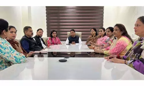 BJP महिला मोर्चा ने अहम संगठनात्मक बैठक की