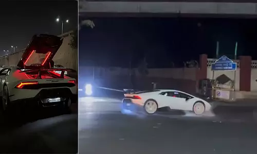 आधी रात को Lamborghini ड्राइवर हुआ बेकाबू, FIR दर्ज आधी रात को Lamborghini ड्राइवर हुआ बेकाबू, FIR दर्ज