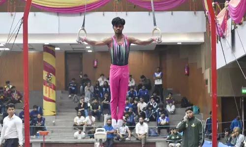 Punjab University के अमन ने रिंग्स इवेंट में स्वर्ण पदक जीता Punjab University के अमन ने रिंग्स इवेंट में स्वर्ण पदक जीता