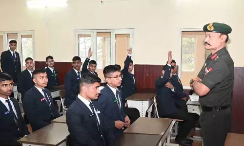 Major General Tamojit Biswas ने वार्षिक निरीक्षण के लिए चैल में राष्ट्रीय मिलिट्री स्कूल का दौरा किया