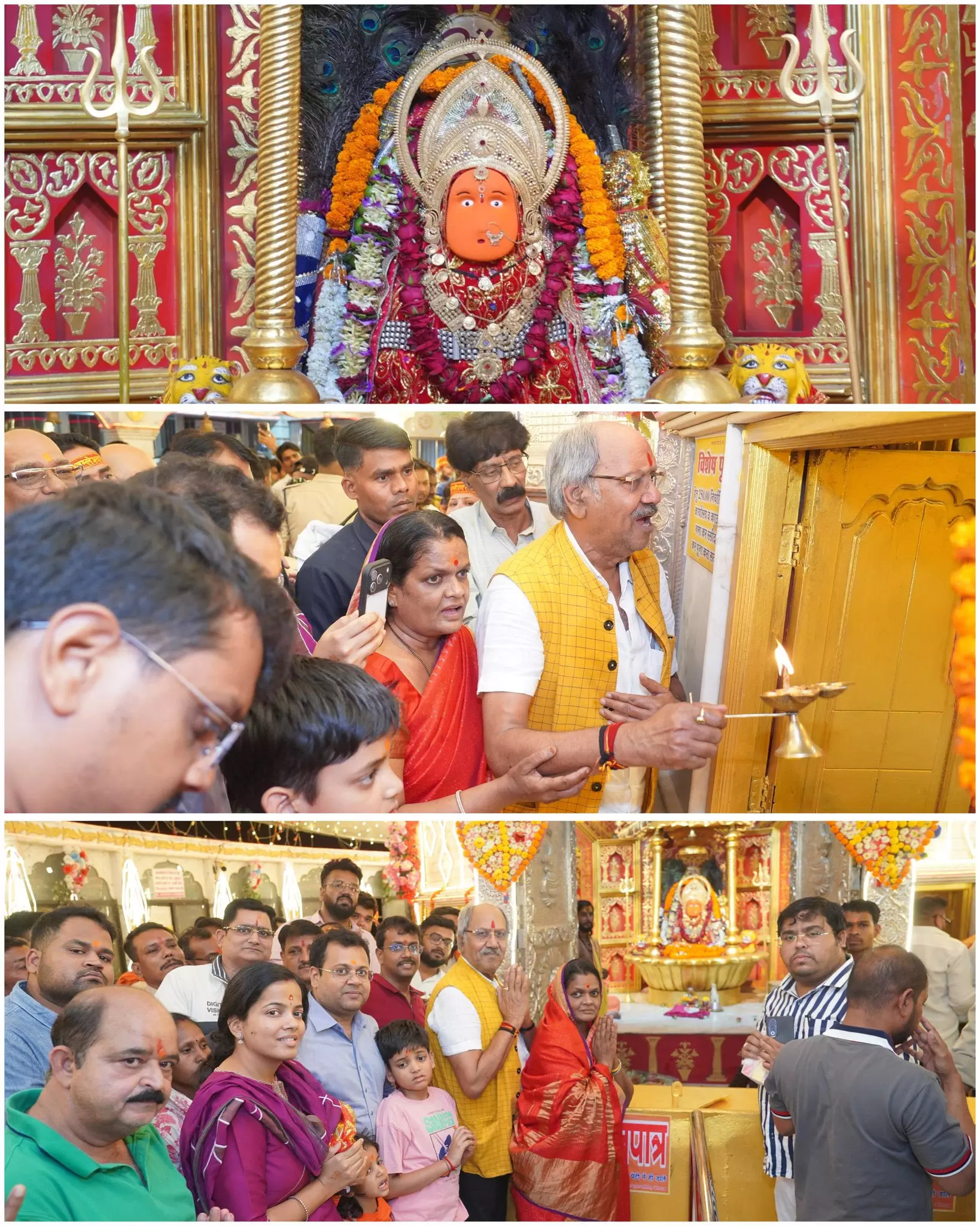 सांसद बृजमोहन अग्रवाल ने सपरिवार डोंगरगढ़ में माँ बम्लेश्वरी के दर्शन किए सांसद बृजमोहन अग्रवाल ने सपरिवार डोंगरगढ़ में माँ बम्लेश्वरी के दर्शन किए