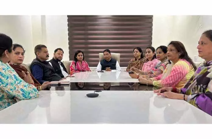 BJP महिला मोर्चा ने अहम संगठनात्मक बैठक की BJP महिला मोर्चा ने अहम संगठनात्मक बैठक की