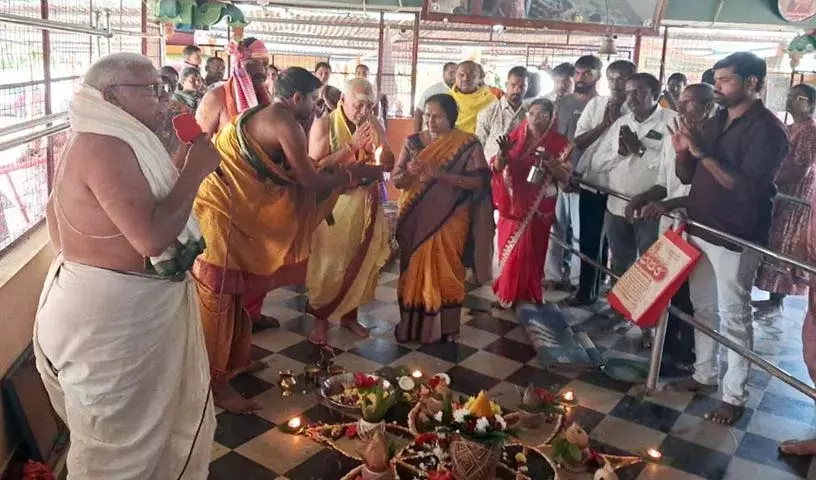 Kotamaisamma Temple में एकादश रुद्राभिषेक पूजा Kotamaisamma Temple में एकादश रुद्राभिषेक पूजा