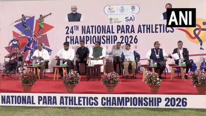CM ने 24वीं नेशनल पैरा एथलेटिक्स चैंपियनशिप 2026 के समापन समारोह में भाग लिया CM ने 24वीं नेशनल पैरा एथलेटिक्स चैंपियनशिप 2026 के समापन समारोह में भाग लिया