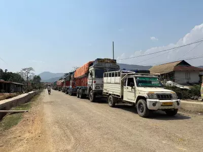 Manipur: NH-202 पर संकट गहराया, गोलीबारी और नाकाबंदी से जीवनरेखा बाधित