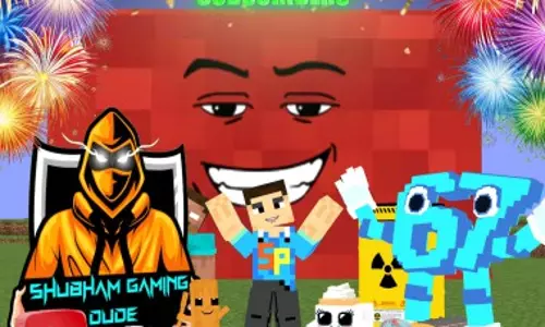 Shubham Gaming Dude ने यूट्यूब पर 500K का आंकड़ा पार, रोसेरा के टॉप माइनक्राफ्ट क्रिएटर बने Shubham Gaming Dude ने यूट्यूब पर 500K का आंकड़ा पार, रोसेरा के टॉप माइनक्राफ्ट क्रिएटर बने