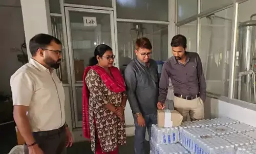 पानी बॉटलिंग वाले फर्म में छापा, नोटिस जारी