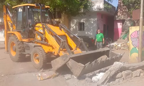 गदही तालाब में चला सफाई अभियान