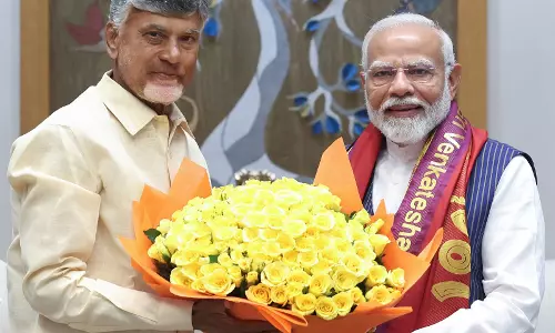 असाधारण उपलब्धि उनके समर्पण और दूरदर्शी नेतृत्व को दर्शाती है, चंद्रबाबू नायडू ने PM मोदी की सराहना की असाधारण उपलब्धि उनके समर्पण और दूरदर्शी नेतृत्व को दर्शाती है, चंद्रबाबू नायडू ने PM मोदी की सराहना की
