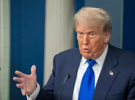 Trump ने ईरान को 48 घंटे में होर्मुज़ खोलने की चेतावनी, नहीं तो बिजली संयंत्रों पर हमले होंगे Trump ने ईरान को 48 घंटे में होर्मुज़ खोलने की चेतावनी, नहीं तो बिजली संयंत्रों पर हमले होंगे