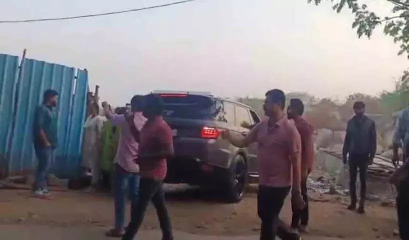 बंजारा हिल्स में BJP सांसद CM रमेश की हलचल बंजारा हिल्स में BJP सांसद CM रमेश की हलचल