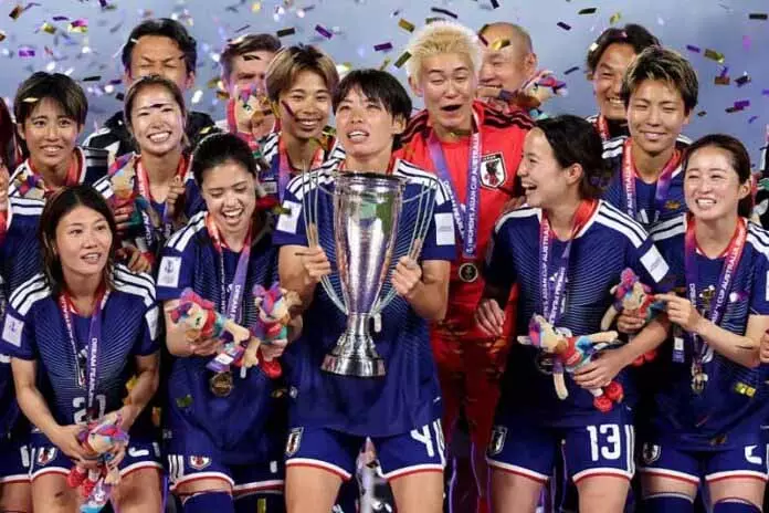 Japan ने महिला एशियाई कप जीता Japan ने महिला एशियाई कप जीता