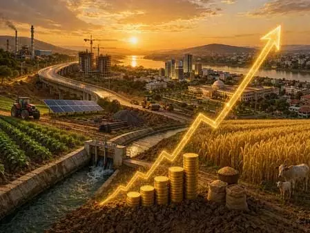 अर्थव्यवस्था 2026-27 तक 18.48 लाख करोड़ पहुंचने का अनुमान, बजट में विकास-कल्याण पर जोर अर्थव्यवस्था 2026-27 तक 18.48 लाख करोड़ पहुंचने का अनुमान, बजट में विकास-कल्याण पर जोर