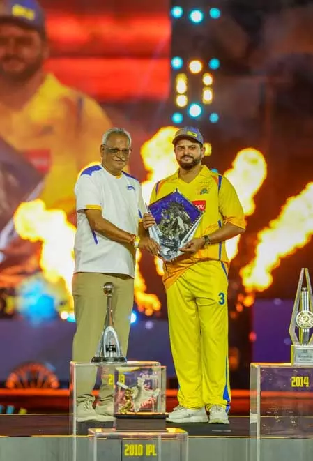 रोर 2026: सुरेश रैना और मैथ्यू हेडन चेन्नई सुपर किंग्स के हॉल ऑफ फेम में शामिल रोर 2026: सुरेश रैना और मैथ्यू हेडन चेन्नई सुपर किंग्स के हॉल ऑफ फेम में शामिल