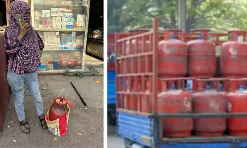 Bhopal : LPG की किल्लत से काला बाज़ार में दाम ₹500/किलो तक पहुँचे Bhopal : LPG की किल्लत से काला बाज़ार में दाम ₹500/किलो तक पहुँचे