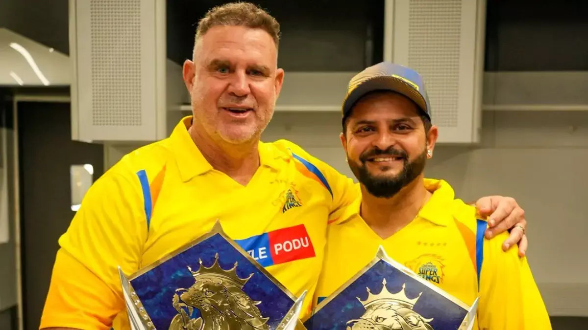 सुरेश रैना और हेडन CSK के हॉल ऑफ़ फ़ेम में शामिल होने वाले पहले खिलाड़ी बने