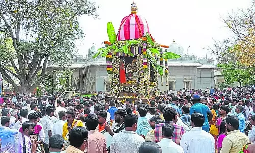 Karnataka : पंचमुखी वीर अंजनेय का रथोत्सव