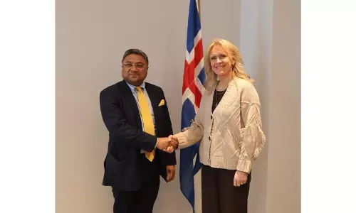 सचिव जॉर्ज ने आइसलैंड के विदेश मंत्री से भारत-EFTA समझौते पर चर्चा की