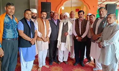 Shamsher Chand ने समाज में एकता और सामाजिक सद्भाव का आह्वान किया Shamsher Chand ने समाज में एकता और सामाजिक सद्भाव का आह्वान किया
