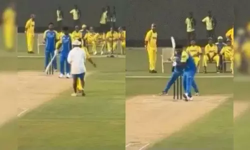 Sanju Samson ने मुथैया मुरलीधरन को हिट करने की कोशिश की; MS धोनी ने यह किया