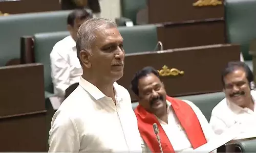 Harish Rao ने विधानसभा में सरकार पर तीखा हमला बोला