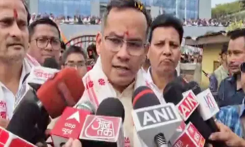 गौरव गोगोई ने BJP पर साधा निशाना, चुनावों से पहले विपक्ष की एकता का किया आह्वान गौरव गोगोई ने BJP पर साधा निशाना, चुनावों से पहले विपक्ष की एकता का किया आह्वान