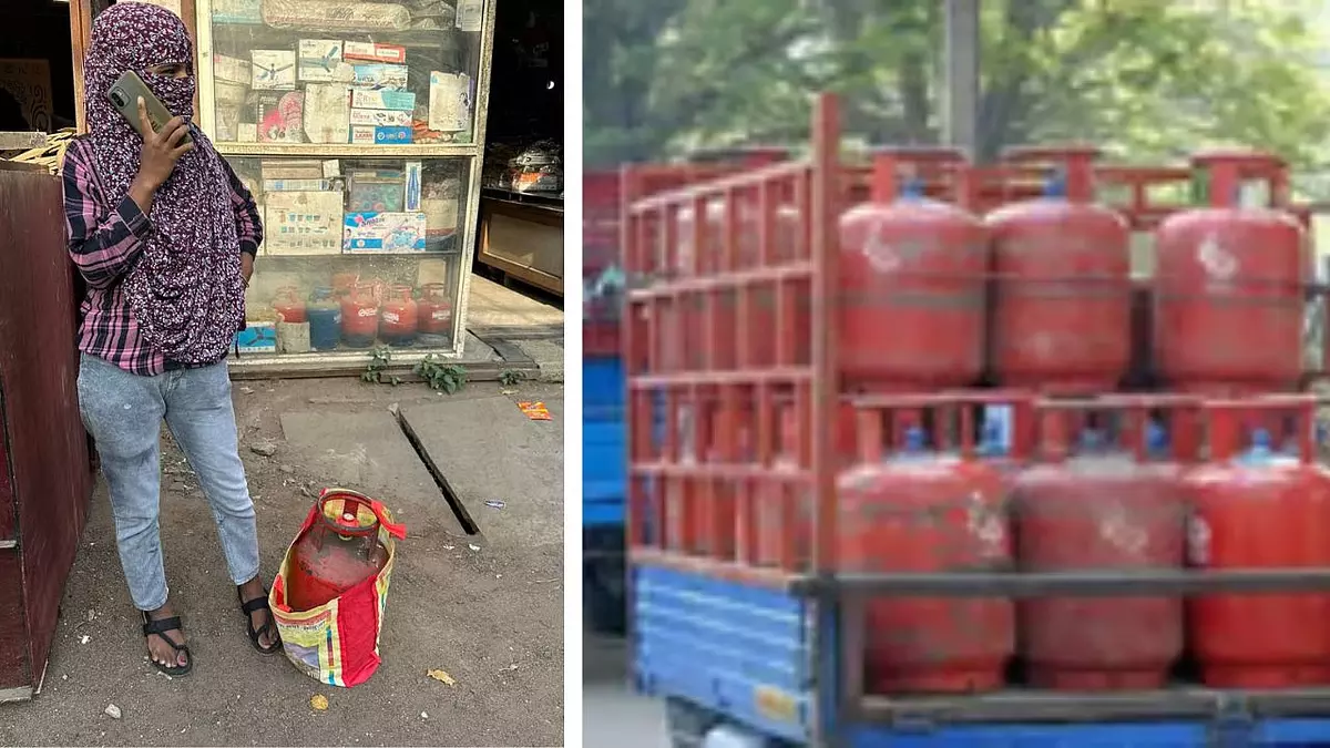 Bhopal : LPG की किल्लत से काला बाज़ार में दाम ₹500/किलो तक पहुँचे Bhopal : LPG की किल्लत से काला बाज़ार में दाम ₹500/किलो तक पहुँचे