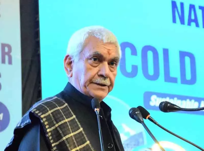J-K के LG ने मत्स्य पालन परियोजना के लिए PM और केंद्रीय मंत्री का आभार व्यक्त किया J-K के LG ने मत्स्य पालन परियोजना के लिए PM और केंद्रीय मंत्री का आभार व्यक्त किया