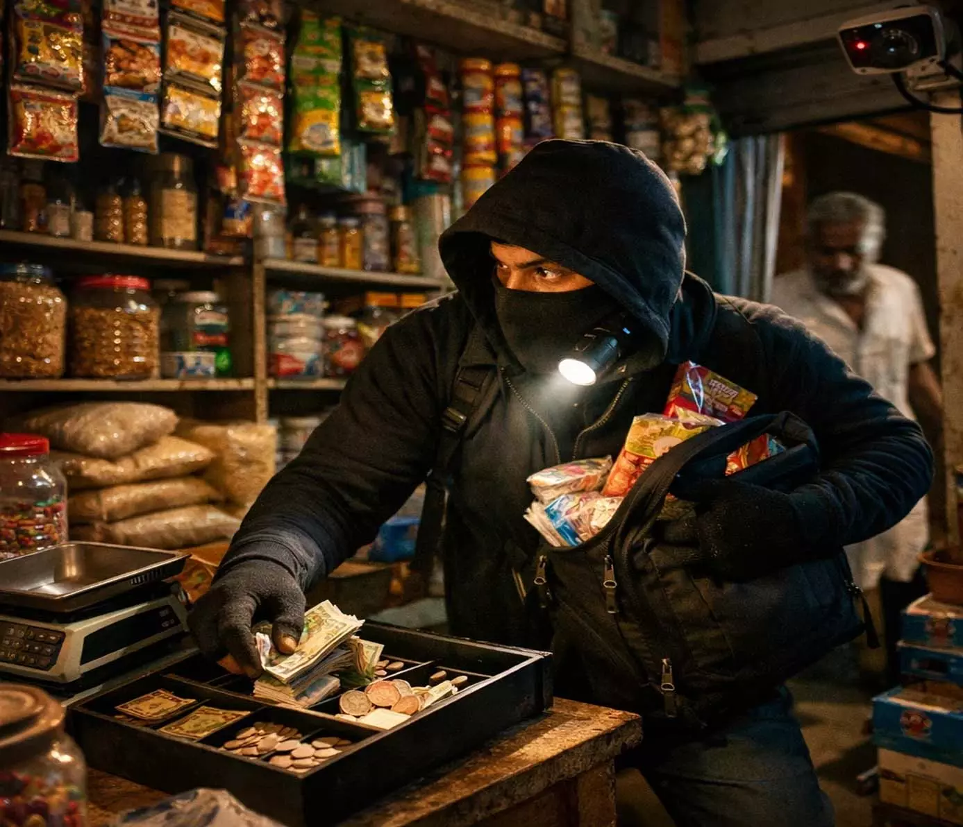 किराना दुकान में चोरी, 50 हजार का सामान गायब किराना दुकान में चोरी, 50 हजार का सामान गायब