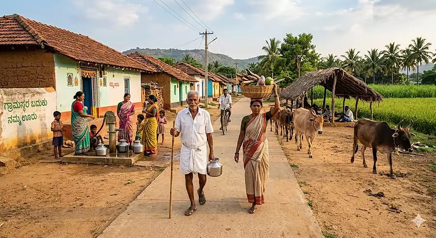 Yellapur : ग्रामीणों का जीवन अधर में है Yellapur : ग्रामीणों का जीवन अधर में है