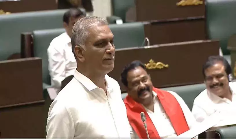 Harish Rao ने विधानसभा में सरकार पर तीखा हमला बोला Harish Rao ने विधानसभा में सरकार पर तीखा हमला बोला