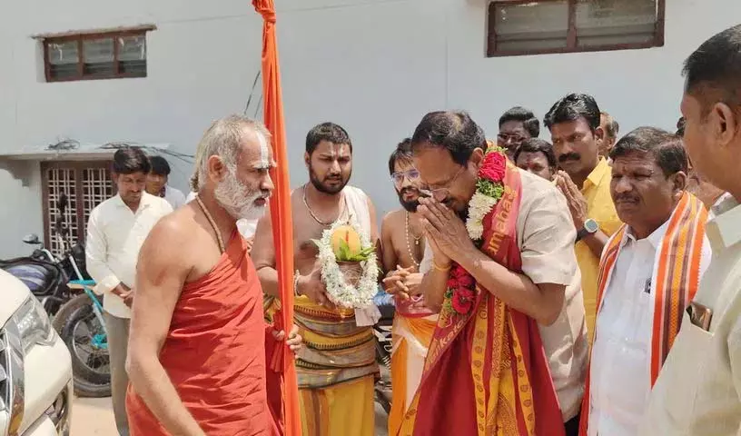 Sri Venkateswara Swamy कल्याणोत्सव भव्यता के साथ मनाया गया Sri Venkateswara Swamy कल्याणोत्सव भव्यता के साथ मनाया गया